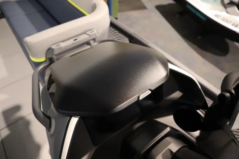 Slide: The Image of 2025 Sea-Doo Switch Cruise Limited 21 interior detail, showcasing seating and controls. - 10