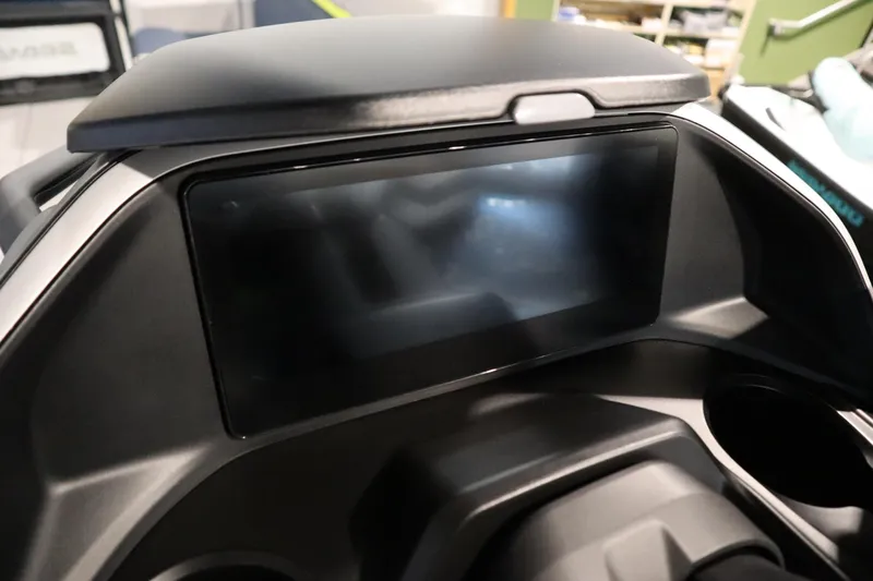 Slide: The Image of 2025 Sea-Doo Switch Cruise Limited 21 dashboard display close-up. - 12