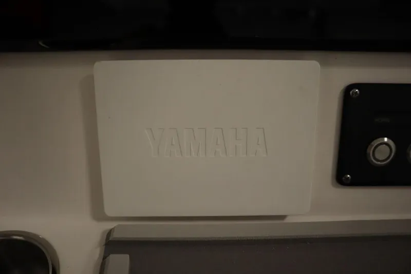 Slide: The Image of Yamaha panel on 2025 Sea Fox 248 Commander boat dashboard. - 29