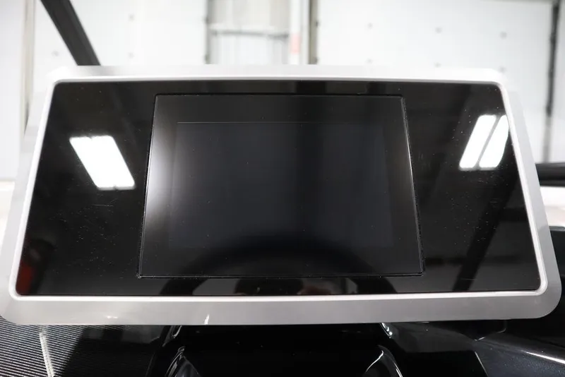 Slide: The Image of Yamaha Boats 250 SX 2025 dashboard display screen in a modern boat interior. - 24