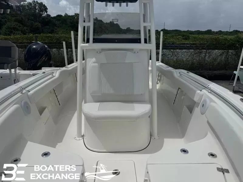 Slide: The Image of Key West 239 FS boat, 2025 model, front deck view. - 7