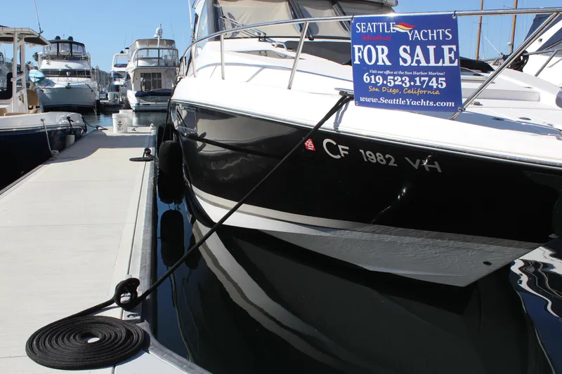 Slide: The Image of 2012 Regal 35 Sport Coupe yacht for sale at marina dock. - 13