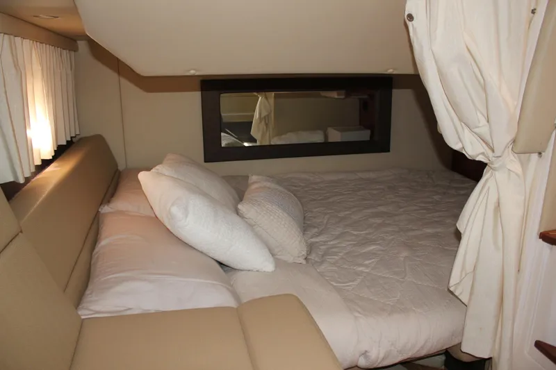 Slide: The Image of Luxurious cabin interior of 2012 Regal 35 Sport Coupe yacht. - 31