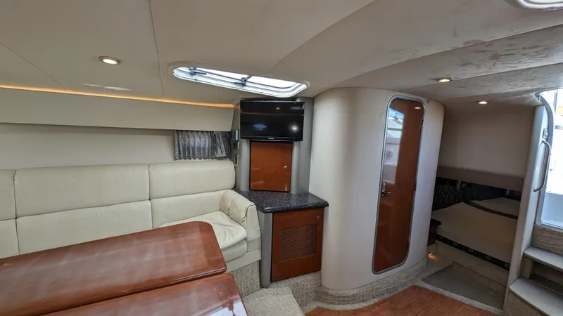 Slide: The Image of Luxurious interior of 2007 Formula 400ss yacht with seating and entertainment area. - 20