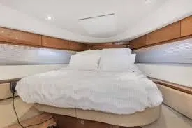 Slide: The Image of Luxurious cabin interior of 2013 Sea Ray 410 Sundancer yacht. - 27