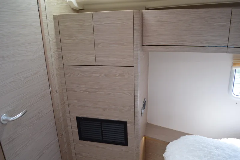 Slide: The Image of Hanse 418 - V-Berth Port Storage - 62