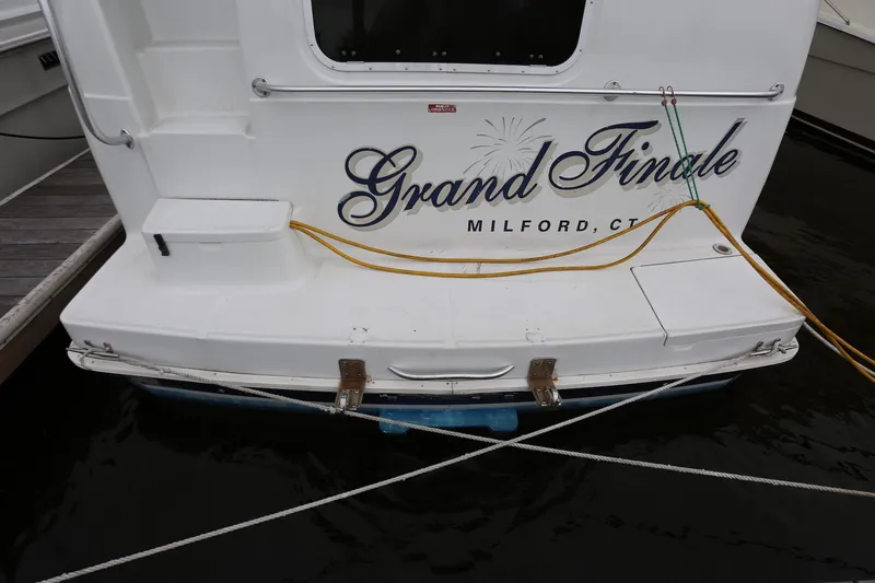 Slide: The Image of 1997 Mainship 34 Motor Yacht "Grand Finale" docked in Milford, CT. - 11