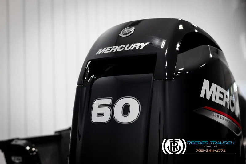 Slide: The Image of 2025 Lund 1650 Rebel XL SS with Mercury 60 outboard motor. - 30