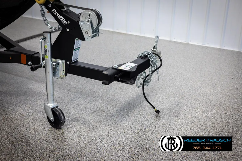 Slide: The Image of Trailer hitch of 2025 Lund 1650 Rebel XL SS on showroom floor. - 38