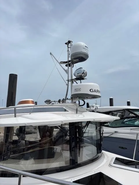 Slide: The Image of 2023 Ranger Tugs R-29 S boat with Garmin radar and navigation equipment. - 12