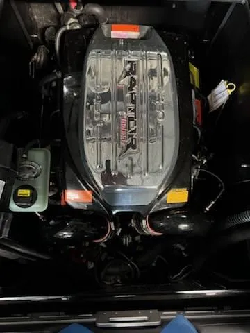 Slide: The Image of 2022 Tigé 23ZE boat engine, featuring a powerful Raptor motor. - 27