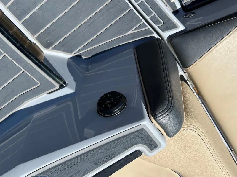 Slide: The Image of 2022 Nautique Super Air Nautique G23 Paragon interior detail with sleek design and premium materials. - 12