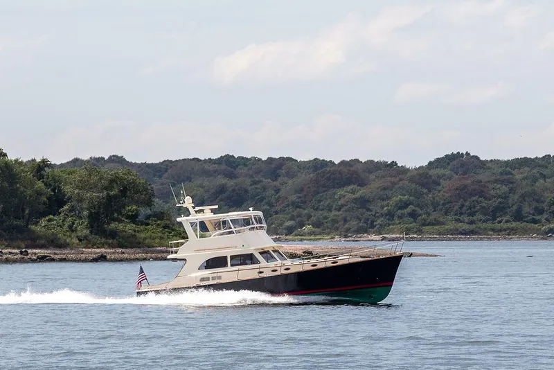 Slide: The Image of Galley area of Vicem 54 Classic Flybridge yacht, 2007 model. - 4