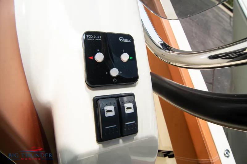 Slide: The Image of Control panel of 2024 Capoforte FX270 boat with sleek design and modern features. - 31