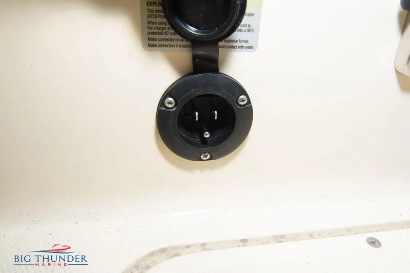 Slide: The Image of 2024 Capoforte CX270 boat power socket, close-up view. - 46