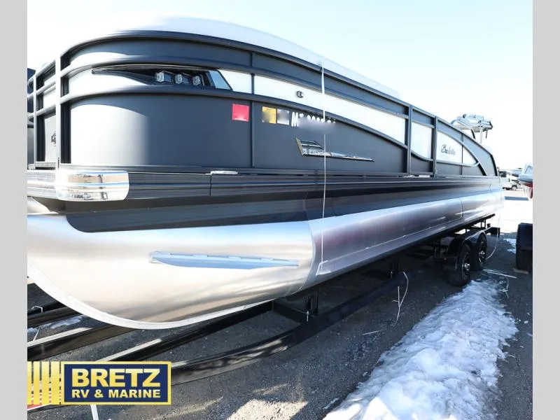 Slide: The Image of 2023 CORSA 23UC pontoon boat on trailer at Bretz RV & Marine dealership. - 32