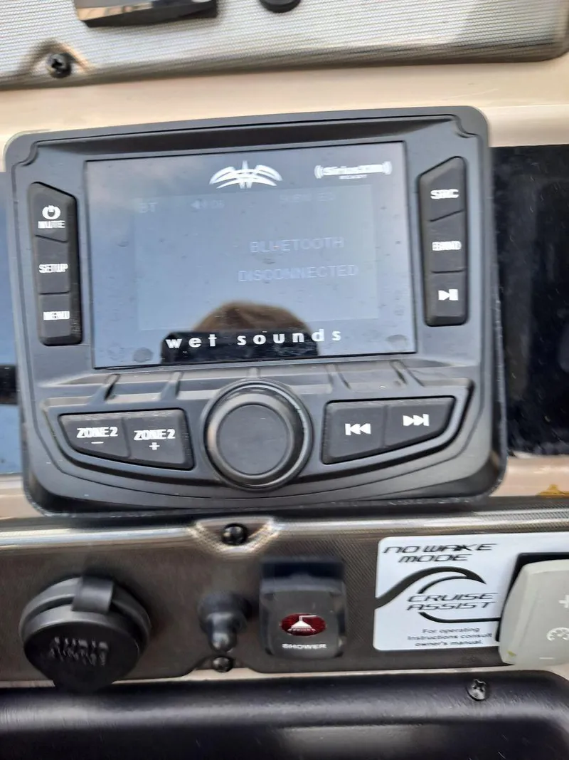 Slide: The Image of Yamaha Boats 2013 242 Limited S audio system with Bluetooth connectivity. - 18