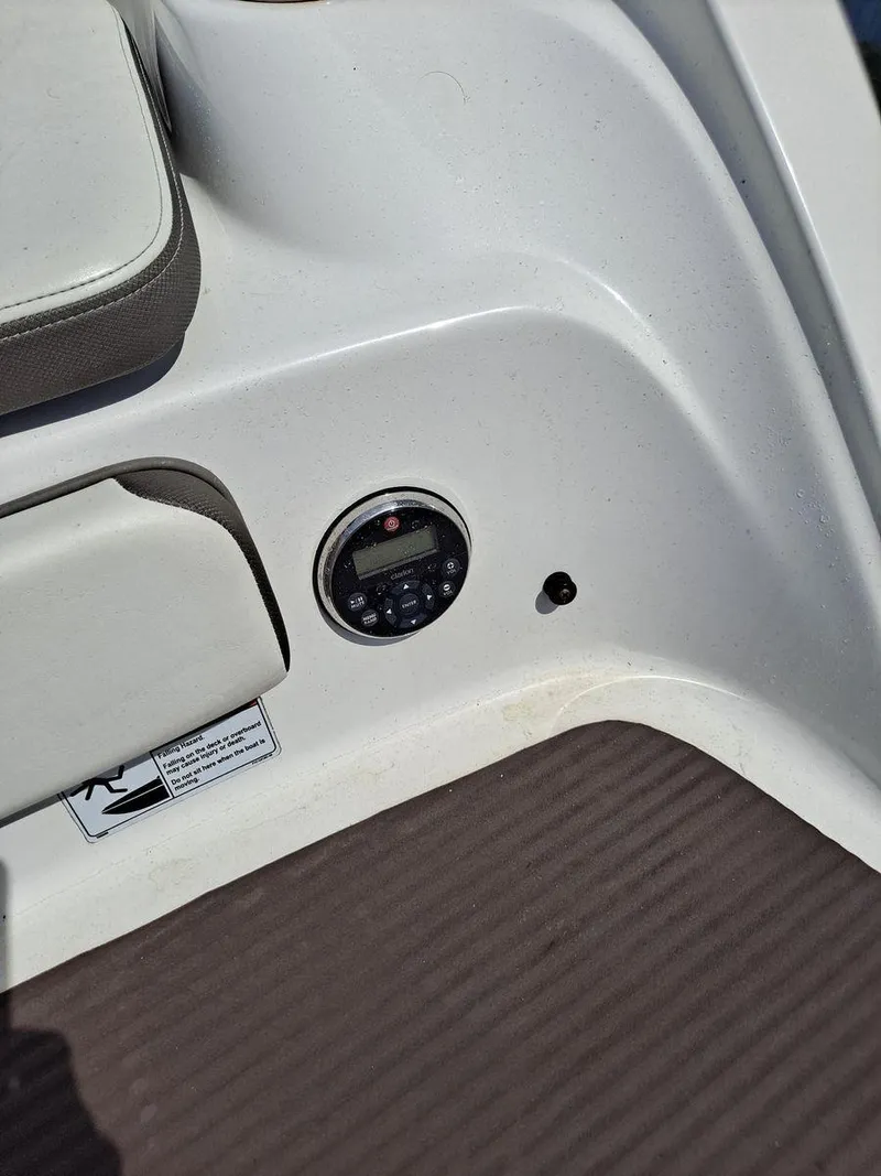 Slide: The Image of Control panel on 2013 Yamaha Boats 242 Limited S interior. - 6