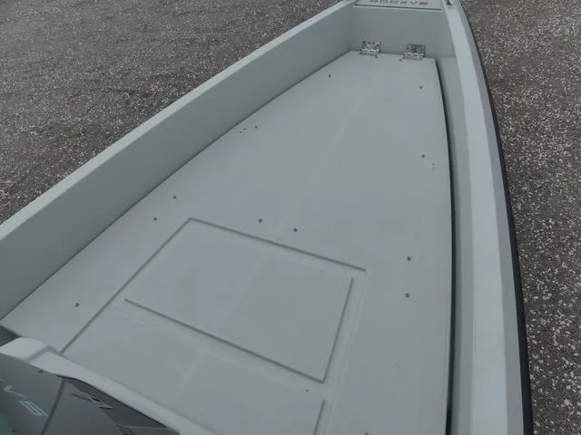 Slide: The Image of 2022 Saxdor SX 200 boat deck, spacious and sleek design. - 15