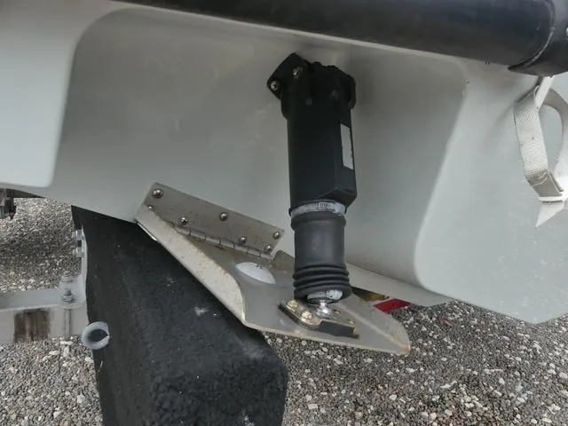 Slide: The Image of Saxdor SX 200 2022 boat trim tab and actuator detail. - 38