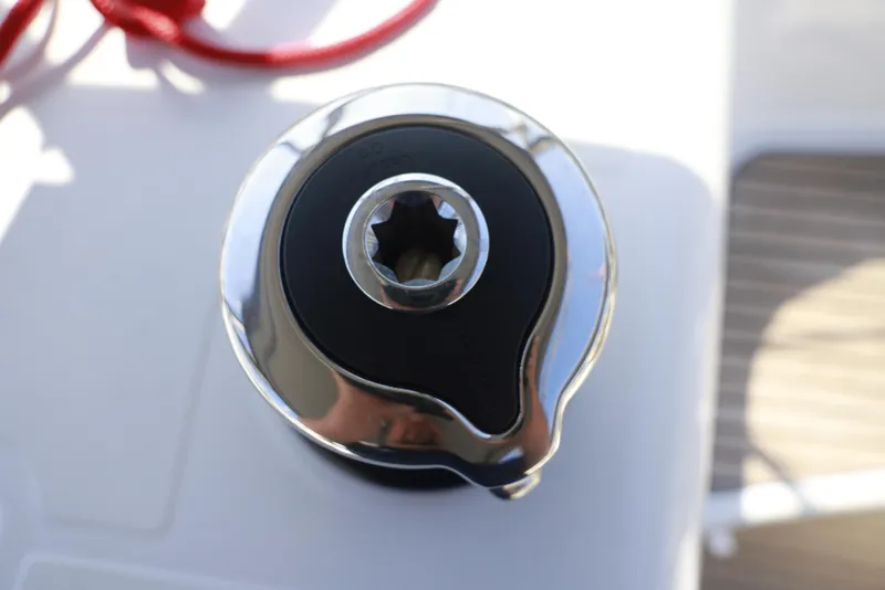 Slide: The Image of Winch handle socket on Jeanneau Sun Odyssey 410, 2022 model. - 15
