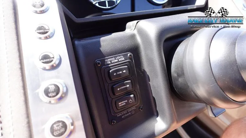 Slide: The Image of Control panel of 2025 Barletta L23U boat with various switches and buttons. - 38