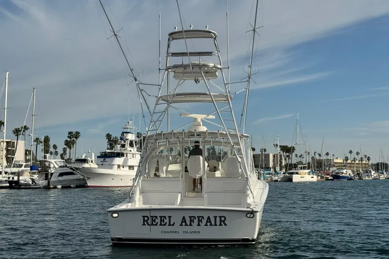 Slide: The Image of 2012 Viking 42 Open yacht "Reel Affair" docked at Channel Islands marina. - 11