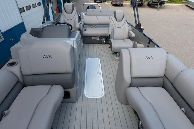 Slide: The Image of 2025 Avalon Catalina Versatile Rear Lounger interior with luxurious seating and modern design. - 10