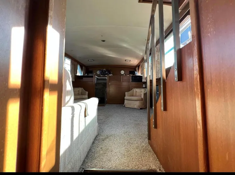 Slide: The Image of companionway from owners stateroom to main salon - 27