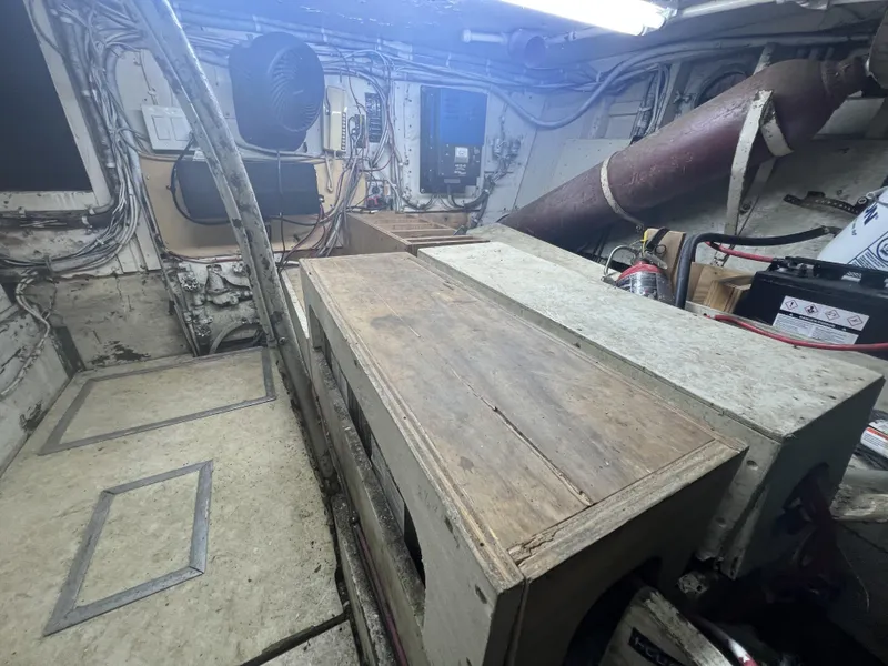 Slide: The Image of engine room and battery storage - 45