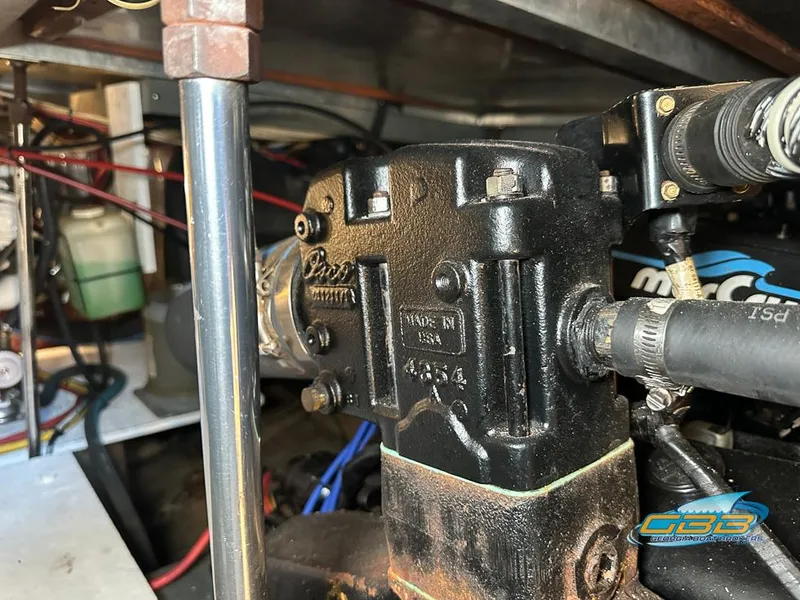 Slide: The Image of Carver 3807 Aft Cabin Motor Yacht 1989 - 65