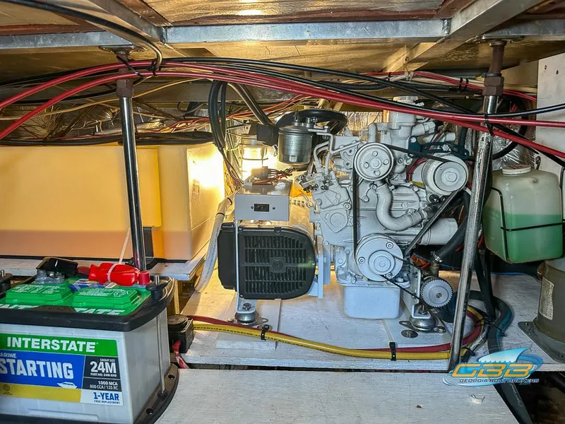 Slide: The Image of Carver Yachts 3807 Aft Cabin Motor Yacht 1989 - 57