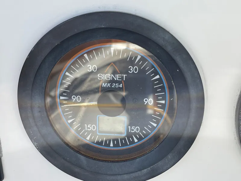 Slide: The Image of Signet MK 254 gauge on 1977 Hinckley Bermuda 40 MK III Sloop. - 8