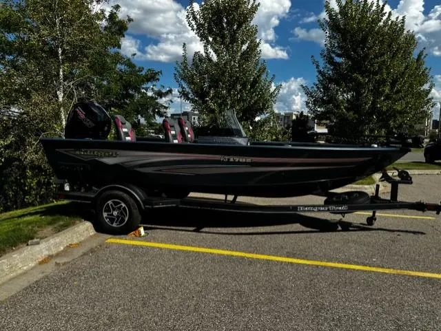 The Image of 2024 Ranger VS1782SC Angler boat parked outdoors on a trailer. - 0