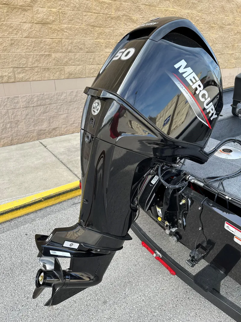 Slide: The Image of 2025 Tracker Super Guide V-16 SC with Mercury outboard motor. - 3