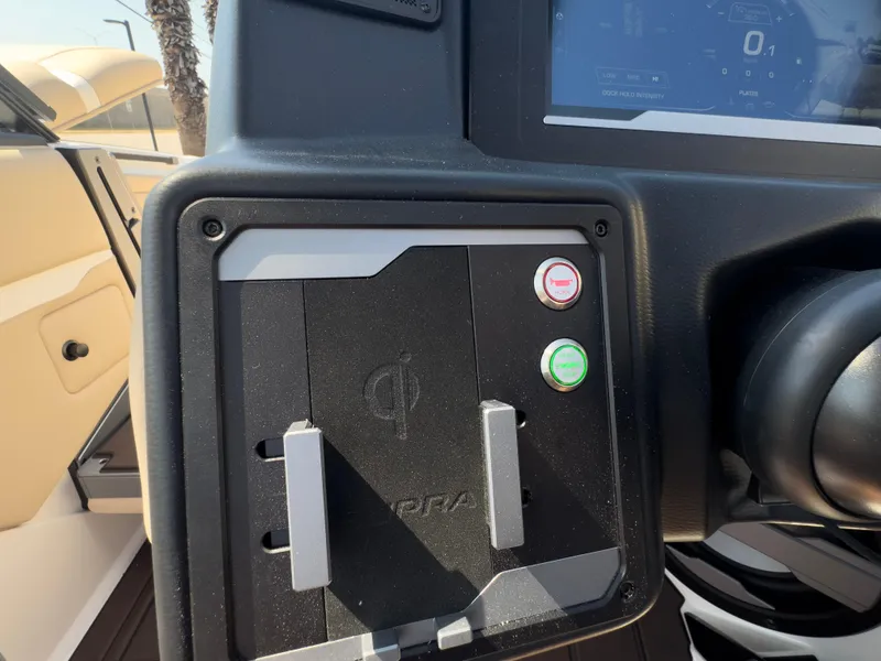 Slide: The Image of 2025 Supra SL 550 dashboard with control panel and digital display. - 44