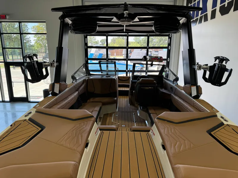 Slide: The Image of Interior of the 2025 Nautique Super Air Nautique G23 boat. - 7