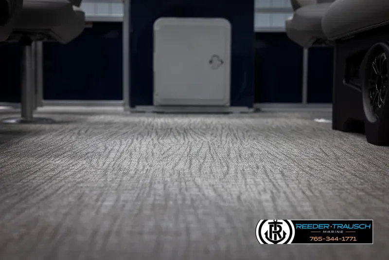 Slide: The Image of Interior view of 2025 Avalon VEN RF with textured flooring and seating. - 38