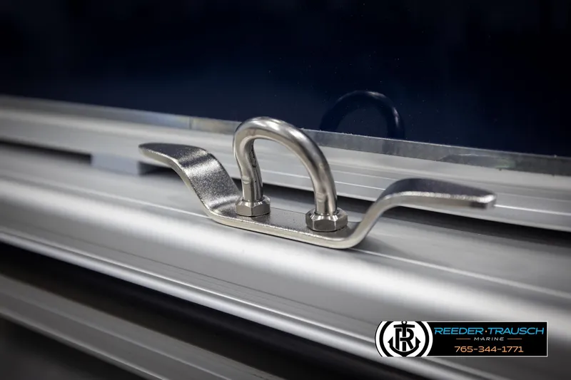 Slide: The Image of Close-up of Avalon VEN RF 2025 metal latch on window frame. - 43