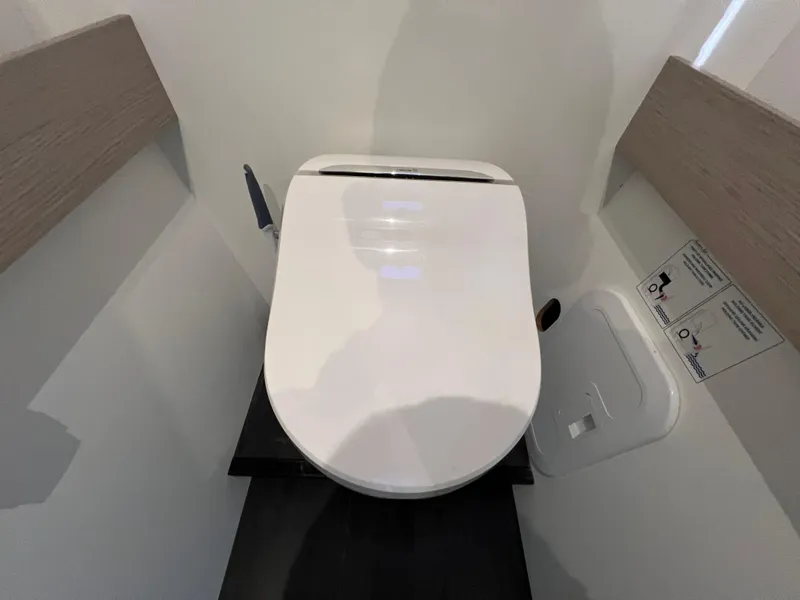 Slide: The Image of Modern bathroom on 2020 Fountaine Pajot Elba 45 catamaran. - 44