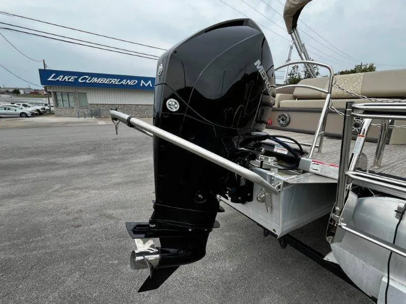 Slide: The Image of 2021 Premier 250 Grand Majestic boat with Mercury outboard motor at Lake Cumberland Marina. - 37