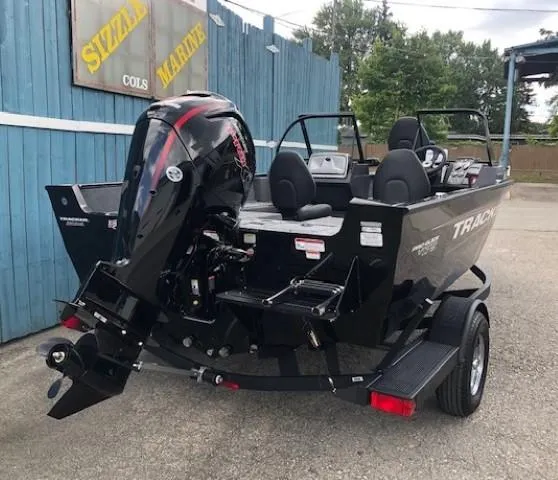 Slide: The Image of 2025 Tracker Pro Guide V-175 Combo boat with outboard motor at Sizzle Marine. - 2