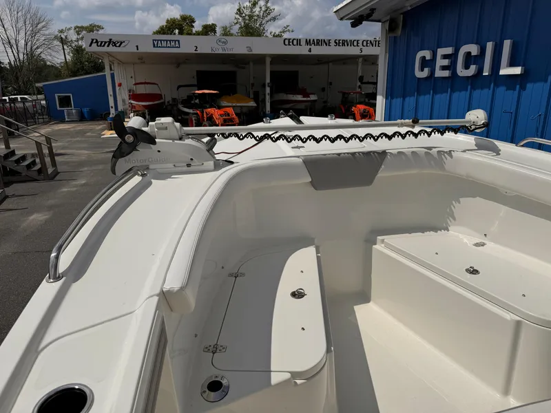 Slide: The Image of 2025 Parker 2200 Center Console boat at Cecil Marine Service Center. - 9