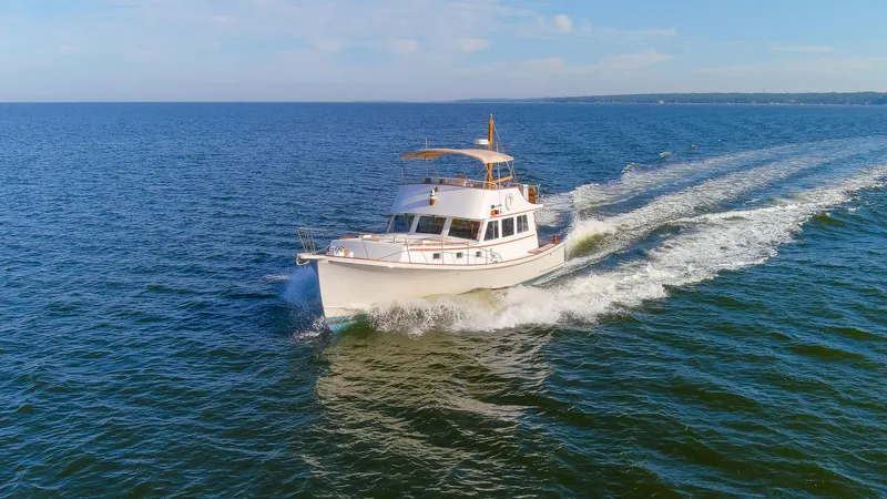 Slide: The Image of Jarvis Newman Newman 46 Down Easter 1982 - 2