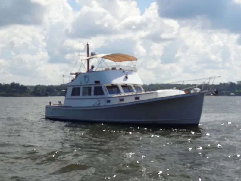 Slide: The Image of Jarvis Newman Newman 46 Down Easter 1982 - 261