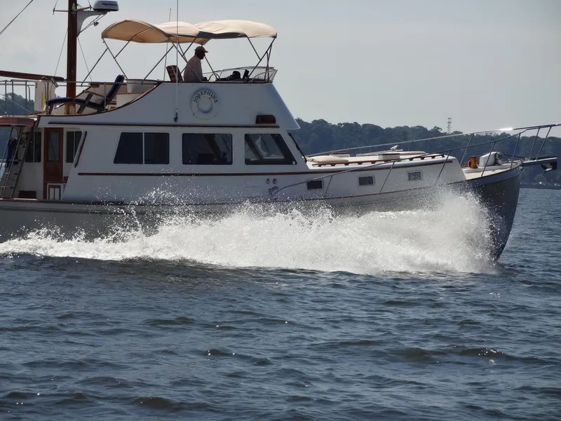 Slide: The Image of Jarvis Newman Newman 46 Down Easter 1982 - 266