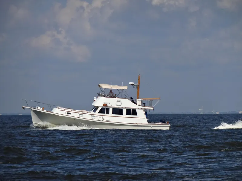 Slide: The Image of Jarvis Newman Newman 46 Down Easter 1982 - 274