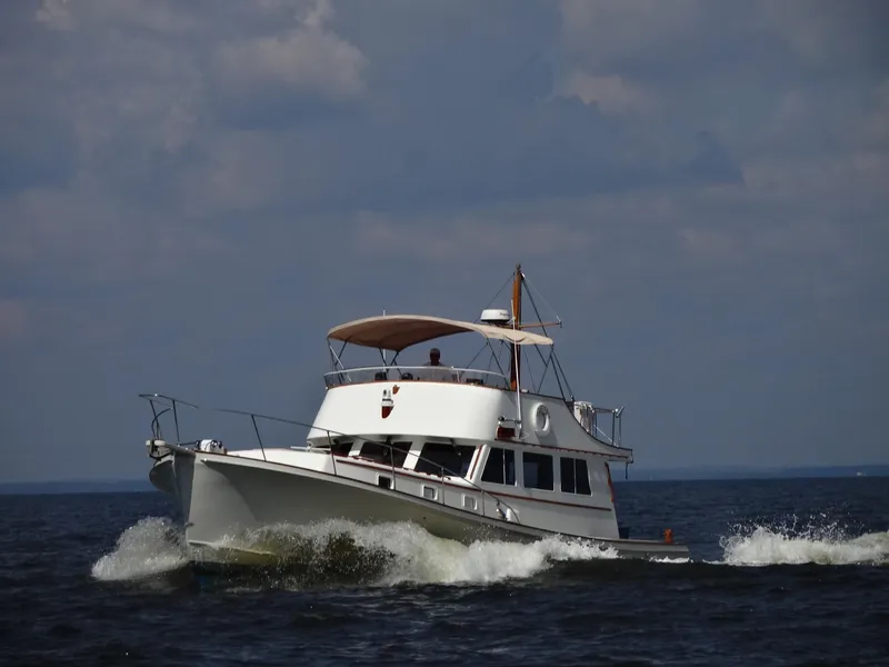 Slide: The Image of Jarvis Newman Newman 46 Down Easter 1982 - 275