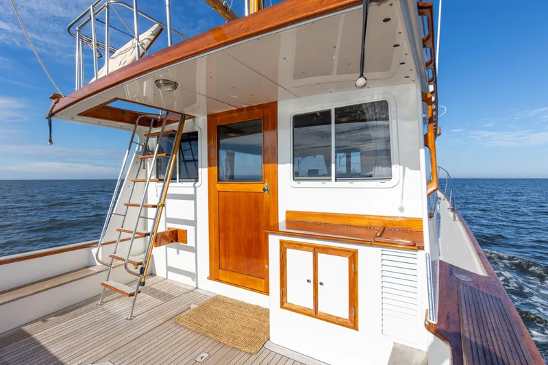 Slide: The Image of Jarvis Newman Newman 46 Down Easter 1982 - 37