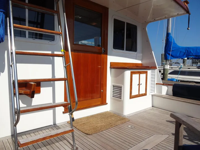 Slide: The Image of Jarvis Newman Newman 46 Down Easter 1982 - 82